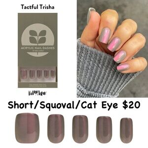 Red Aspen Acrylic Cat Eye Press-On Nails - Pink